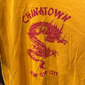 Chinatown New York City Yellow T-Shirt